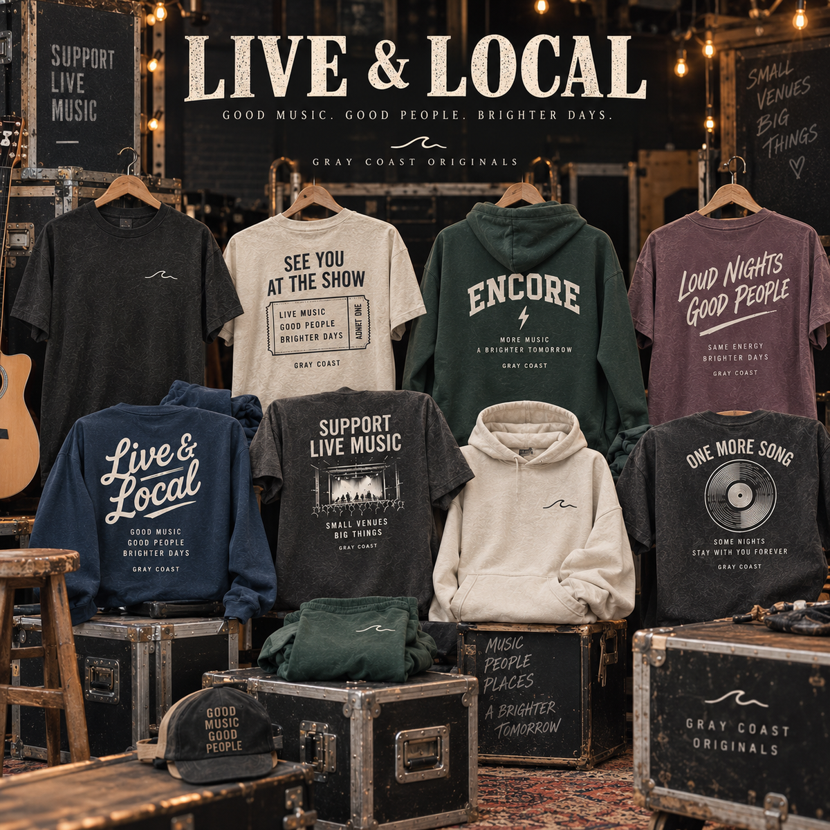 Gray Coast Originals Live & Local collection
