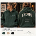 Encore — Gray Coast Live & Local front and back apparel