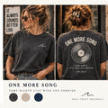 One More Song — Gray Coast Live & Local front and back apparel