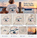 Made for the Jersey Shore — matching tee, crewneck, hoodie and lifestyle hero